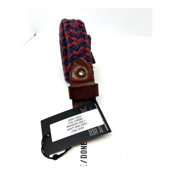 NWT RE/DONE Braided Belt O/S Belt Length 37.5\